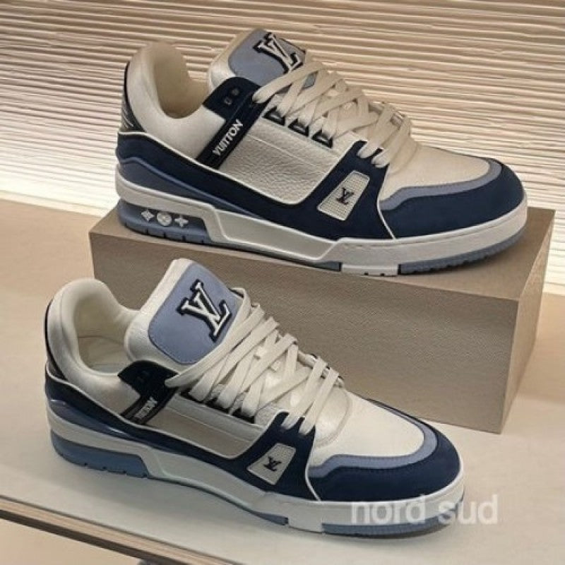 Louiss Vuitton LV STREET STYLE TRAINER SNEAKER BLUE