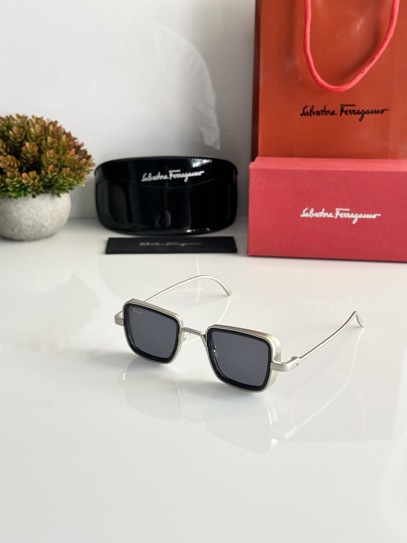 Salvatore Ferragamo 3919 Silver Black