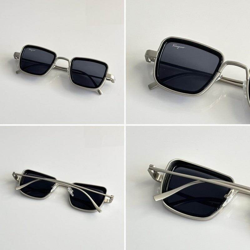 Salvatore Ferragamo 3919 Silver Black