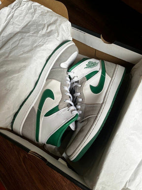 Air Jordan 1 Mid SE Grey Pine Green
