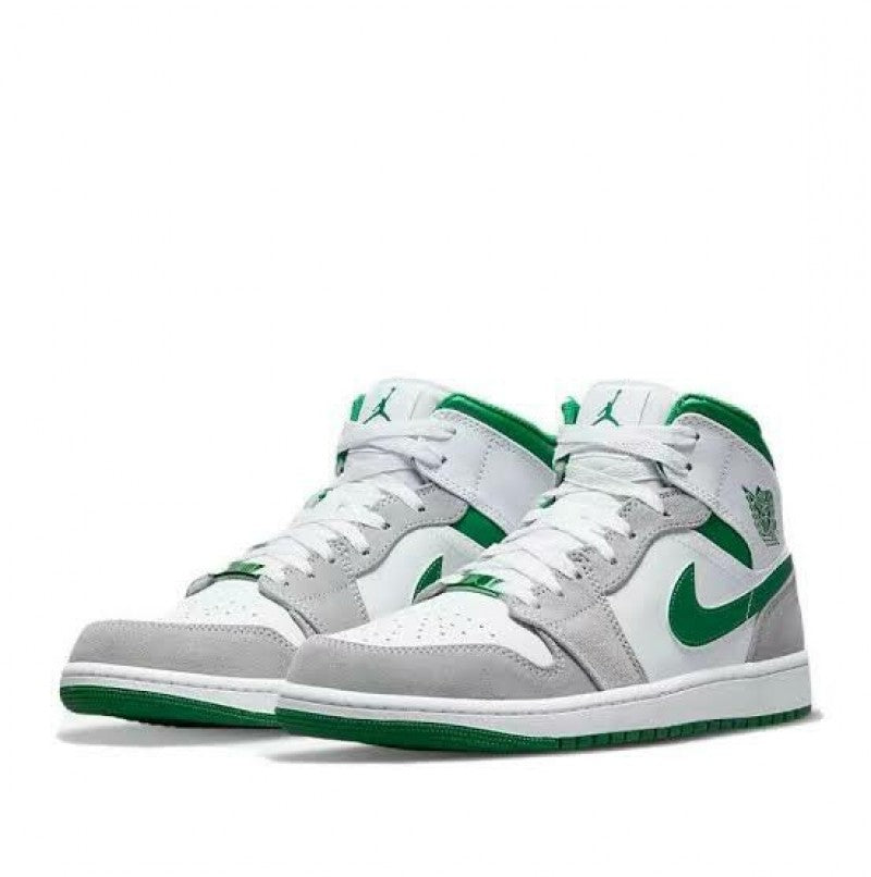 Air Jordan 1 Mid SE Grey Pine Green