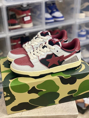 Bape Sk8 Sta Red Grey Black and grey are classic