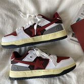 Bape Sk8 Sta Red Grey Black and grey are classic