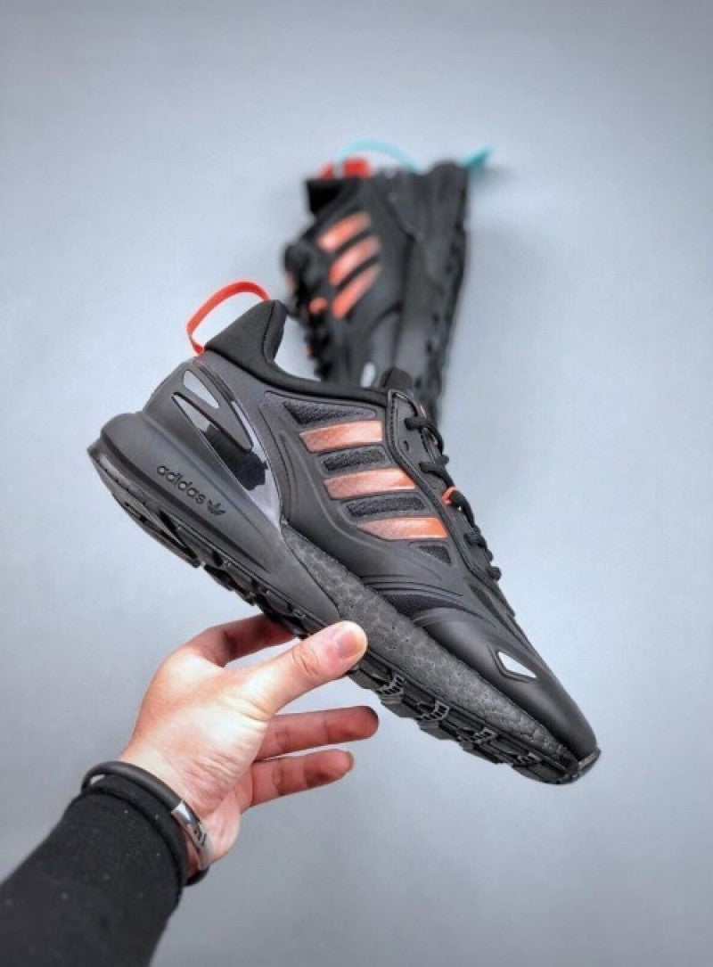 zx 2k boost black orange