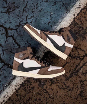 Air JORDAN 1 X TRAVIS SCOOT HIGH BROWN