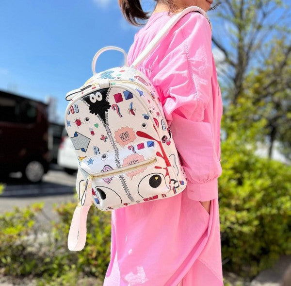 EYE THEME BACKPACK WHITE