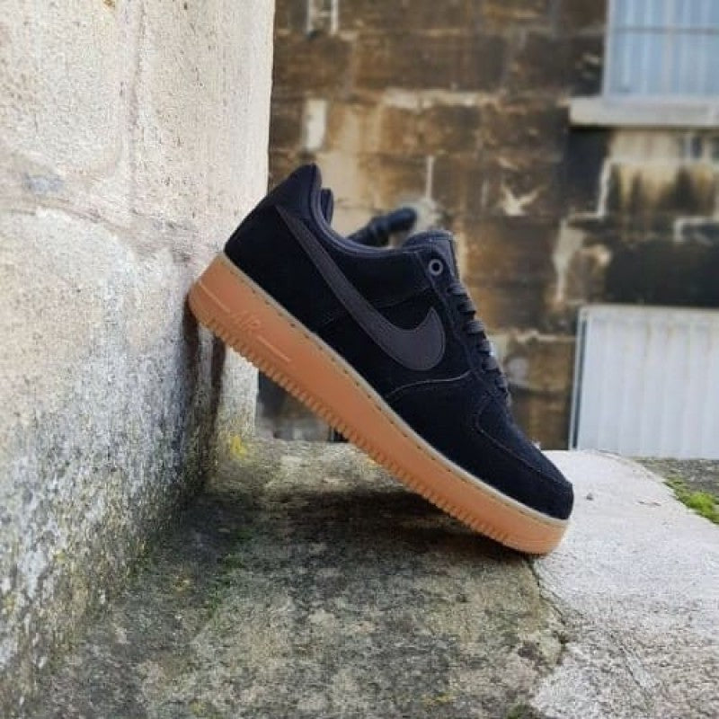 nikee Airforce 07 black suede Fix
