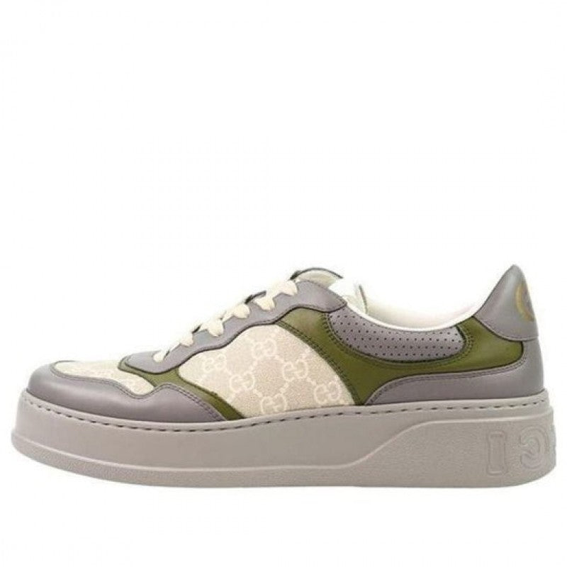 Guccii gg sneaker white beige