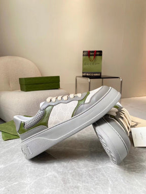 Guccii gg sneaker white beige