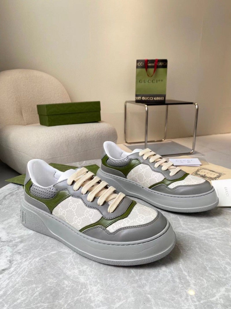 Guccii gg sneaker white beige