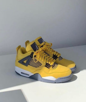 Air Jordan Retro 4 Lighting Yellow Semi UA Sale