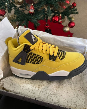 Air Jordan Retro 4 Lighting Yellow Semi UA Sale