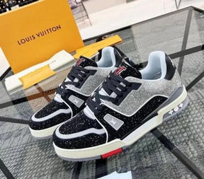 Louis Vuitto n Trainer Crystal Black Red Sale