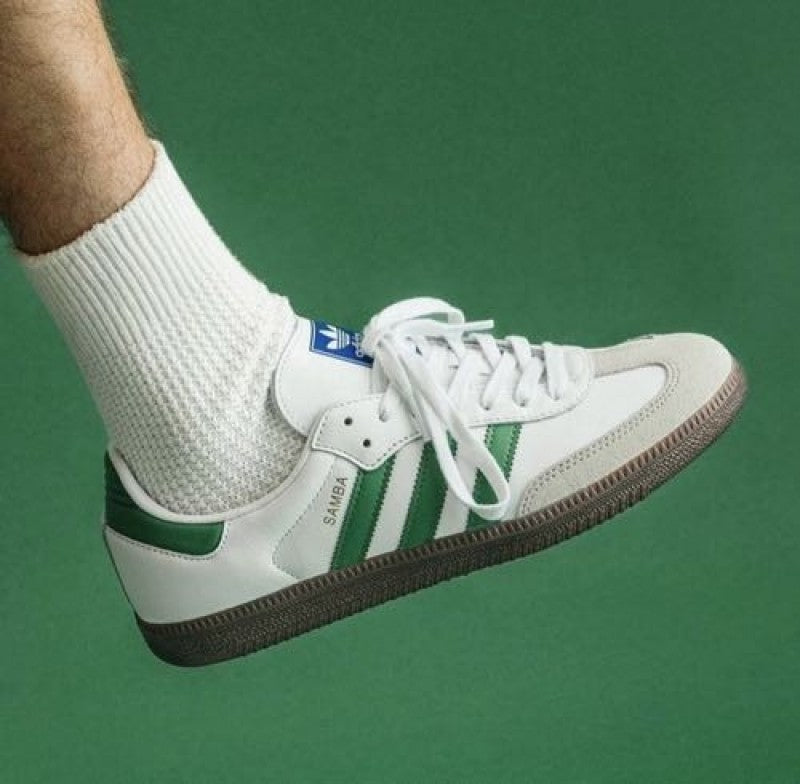 Adidas Samba White Green Women Sneakers Fixx