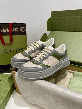 Guccii gg sneaker white beige