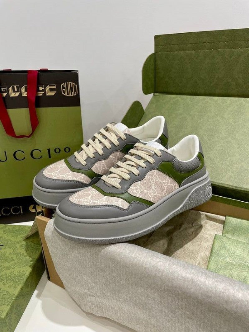 Guccii gg sneaker white beige