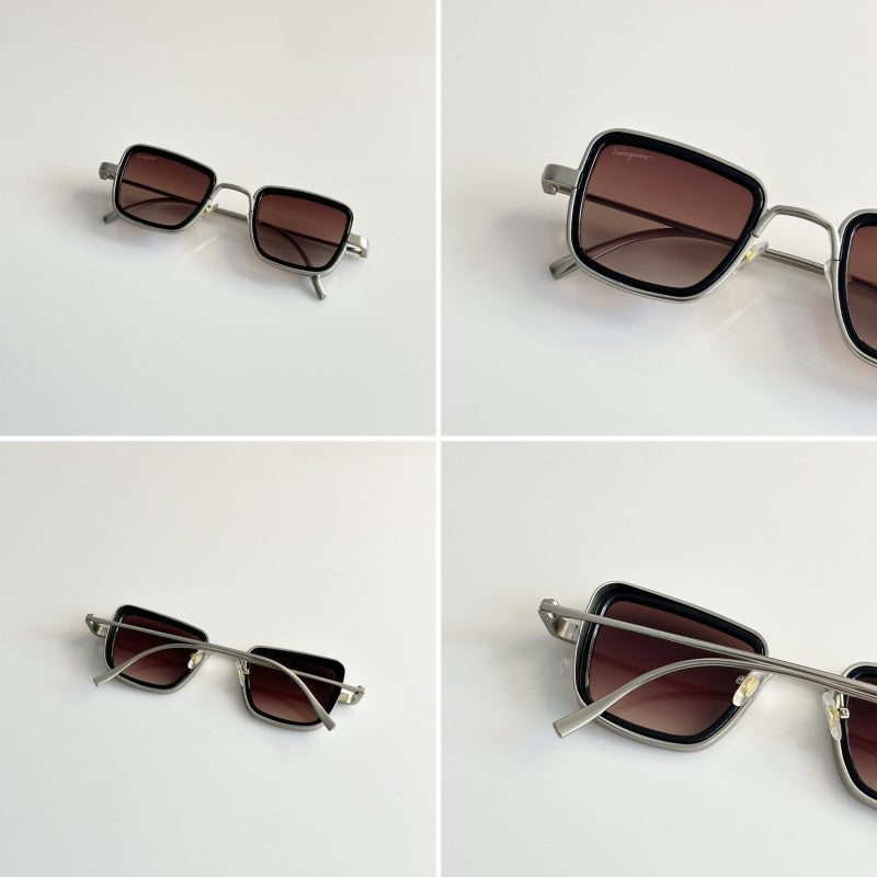 Salvatore Ferragamo 3919 Silver Brown Dc