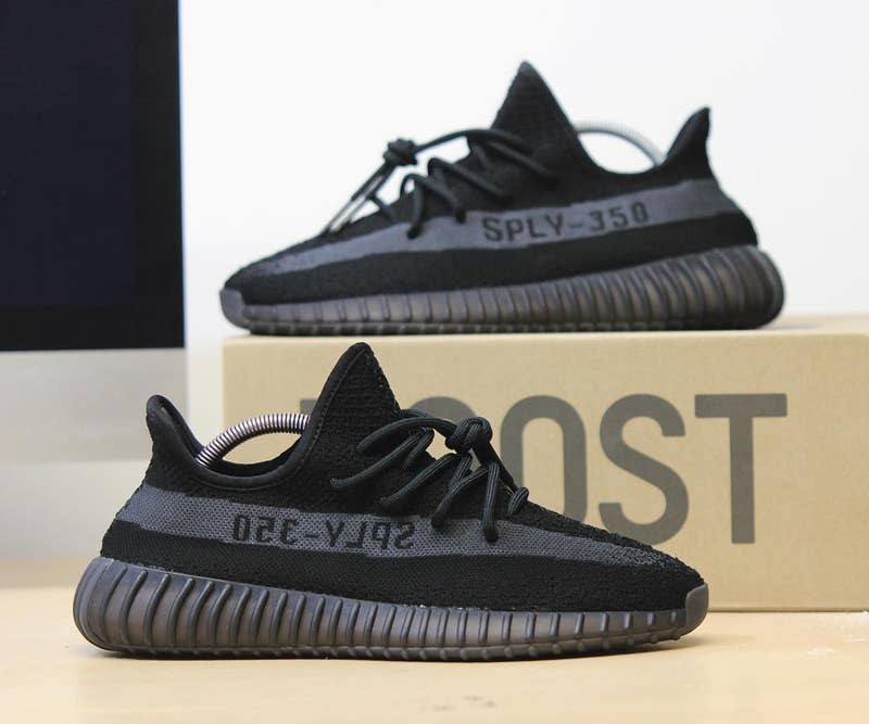 Yeezy 350 Boost black Grey Fix(052