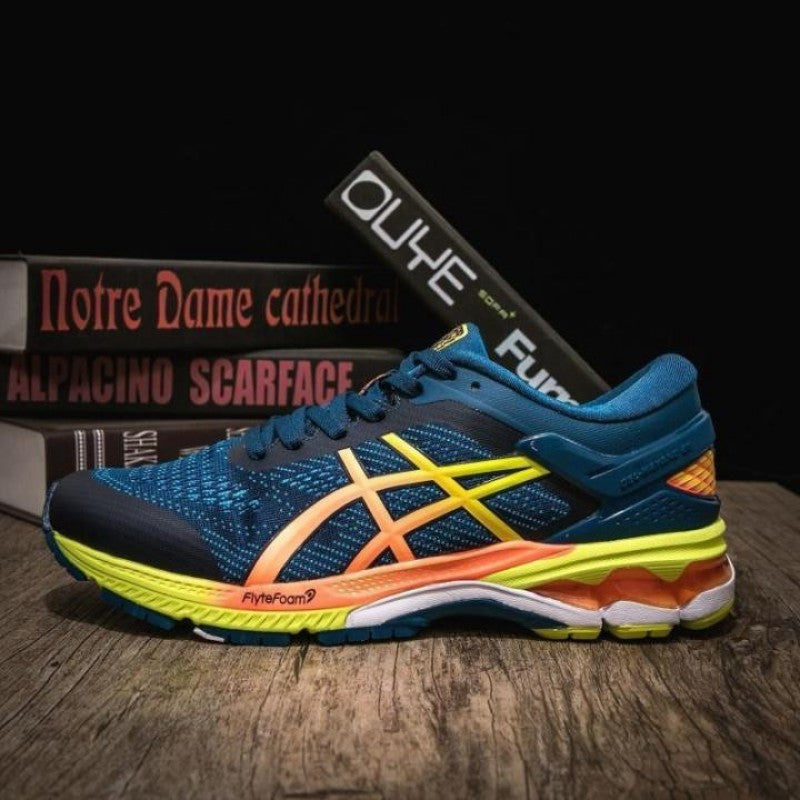 Asicss Gel Kayano 26 Blue Yellow sale