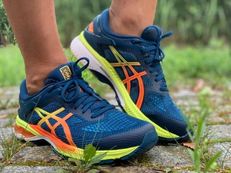 Asicss Gel Kayano 26 Blue Yellow sale