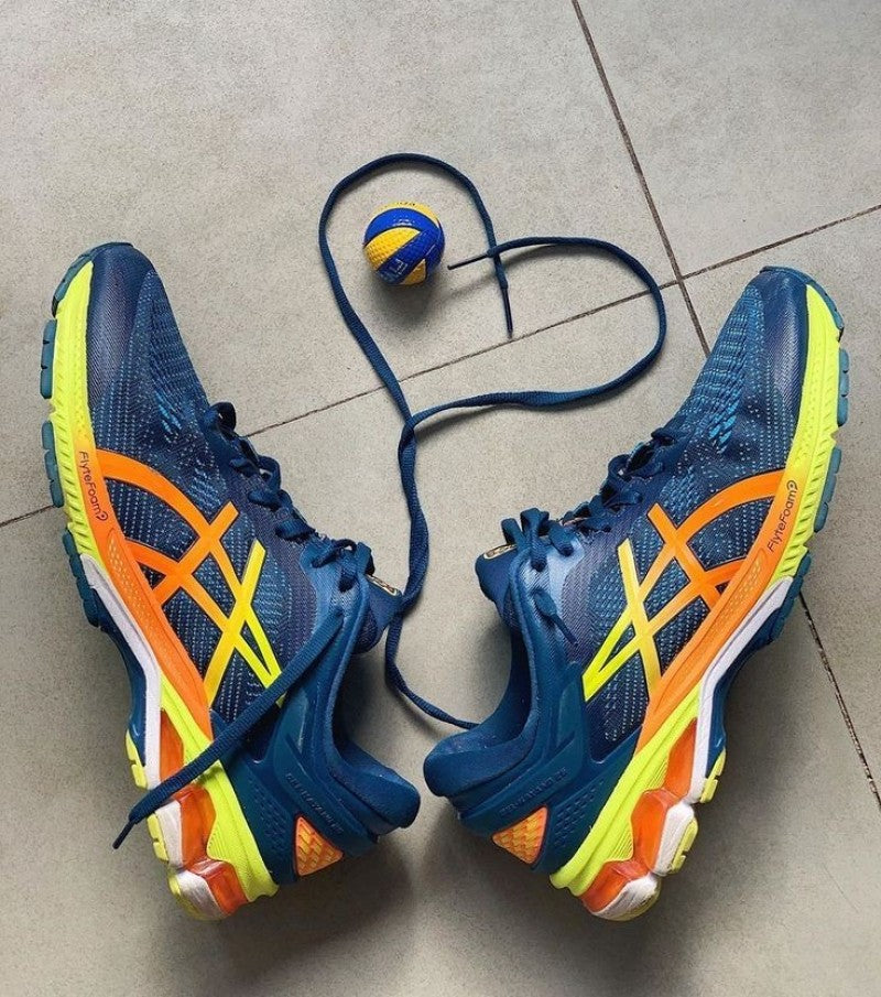 Asicss Gel Kayano 26 Blue Yellow sale