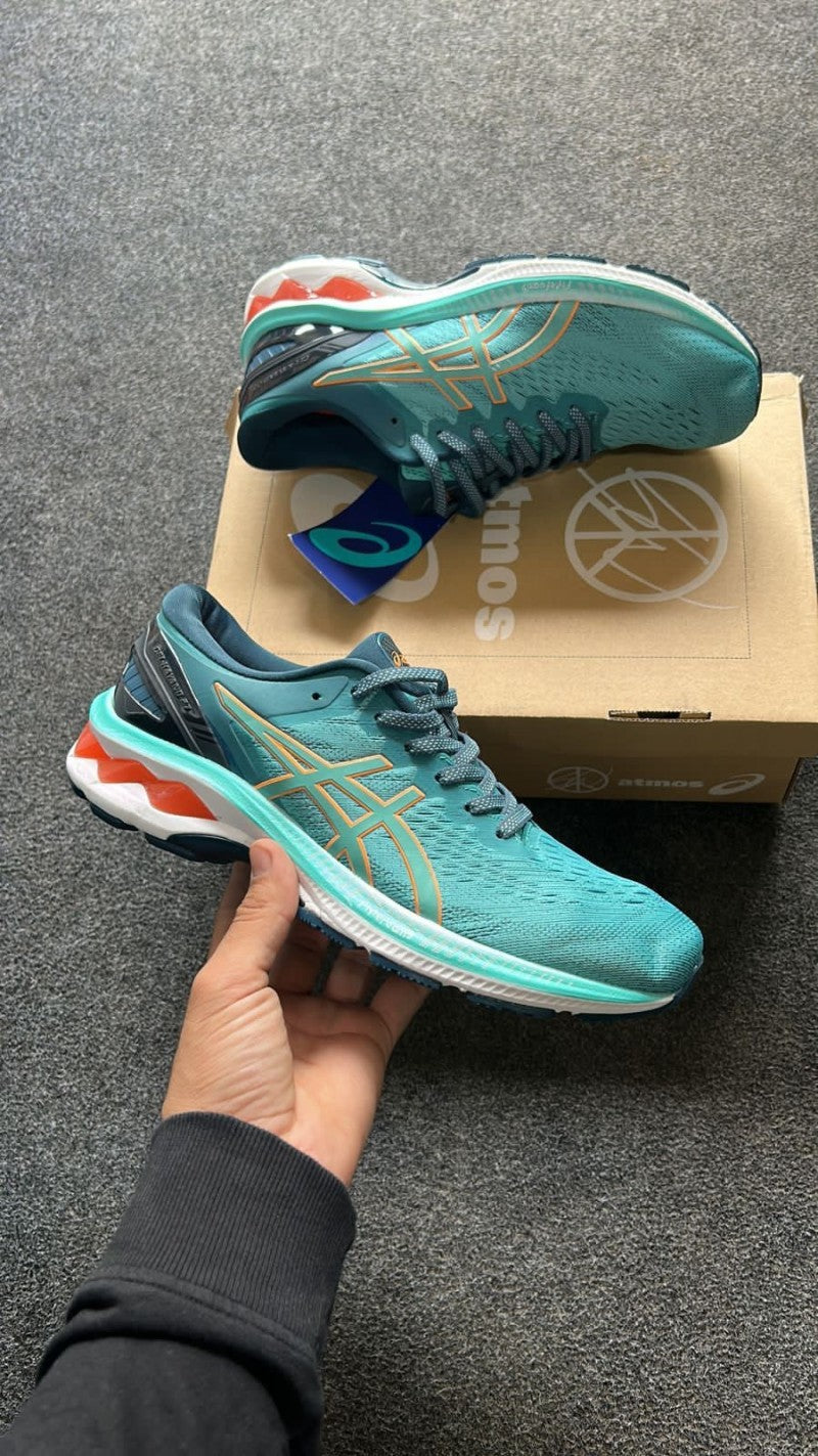 Asicss Gel Kayano 27 Teal Blue Sale