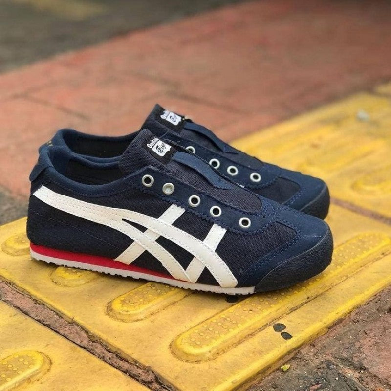 Onitsuka Tiger Slipon Navy Blue White Sale