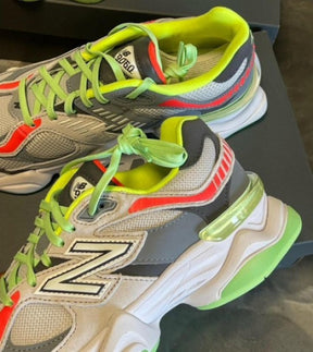 New Balance 9060 Glow Green Fix 5) Minor Yellowish From Down ( Normal Dirty