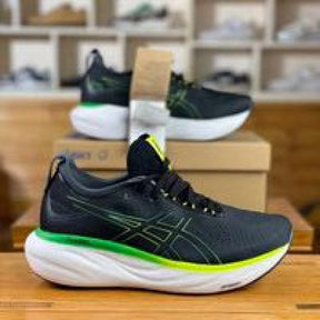 ASICS Gel nimbus 25 black l green