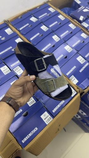 BIRKENSTOCK Arizona OLIVE/BLACK SPLIT