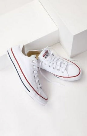 converse all star low cut white