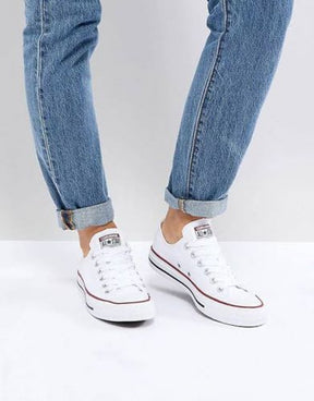 converse all star low cut white