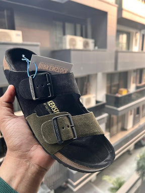 BIRKENSTOCK Arizona OLIVE/BLACK SPLIT