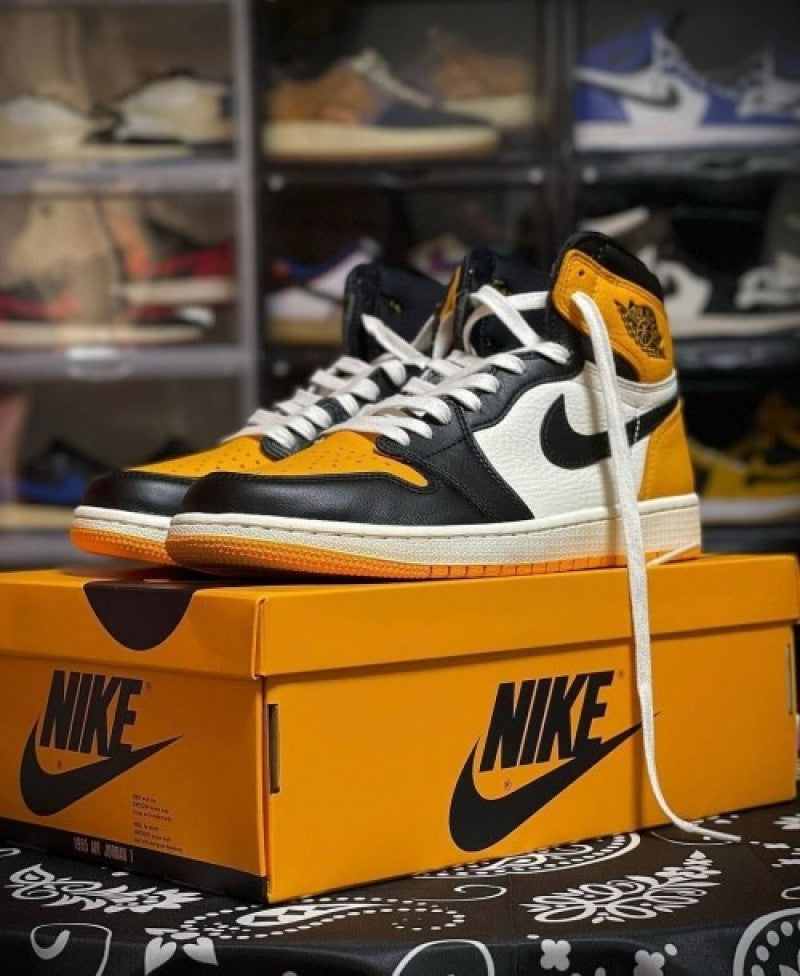 Nikee Air Jordan Retro 1 High Taxi Semi UA