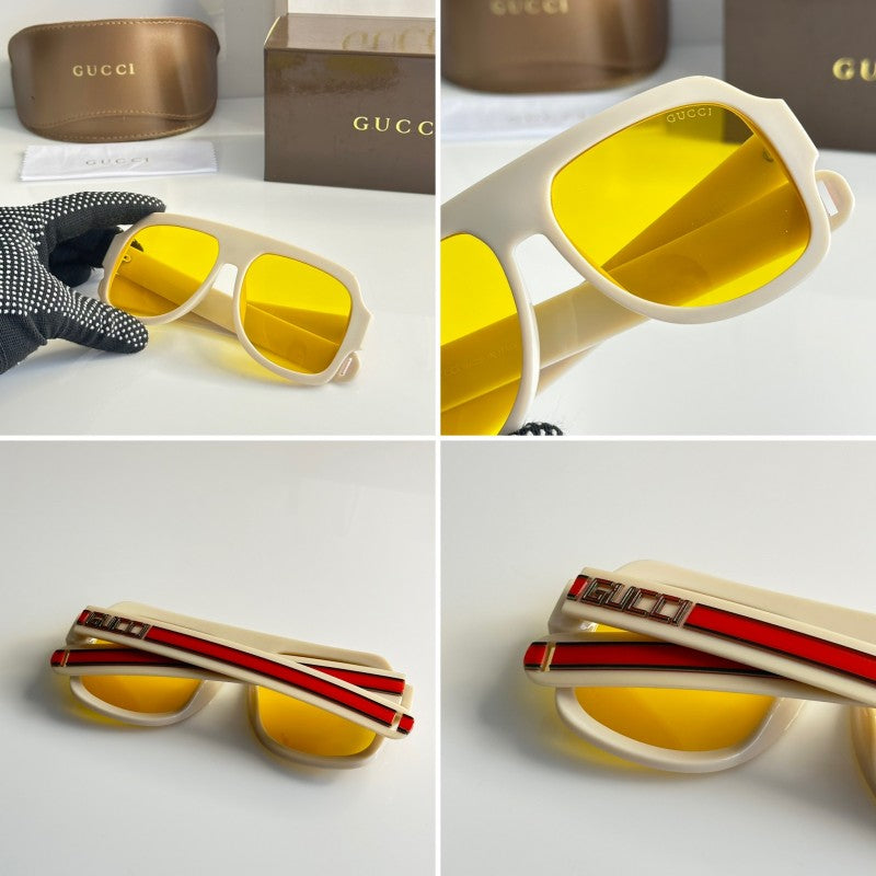 Gucci 0255 Cream Yellow