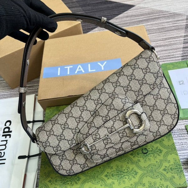 GUCC  I HORSBIT 1955 SHOULDER BAG (GG 1232)