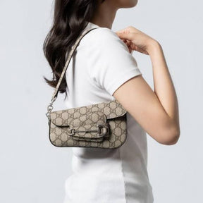 GUCC  I HORSBIT 1955 SHOULDER BAG (GG 1232)