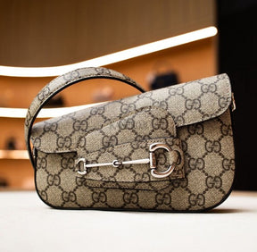 GUCC  I HORSBIT 1955 SHOULDER BAG (GG 1232)