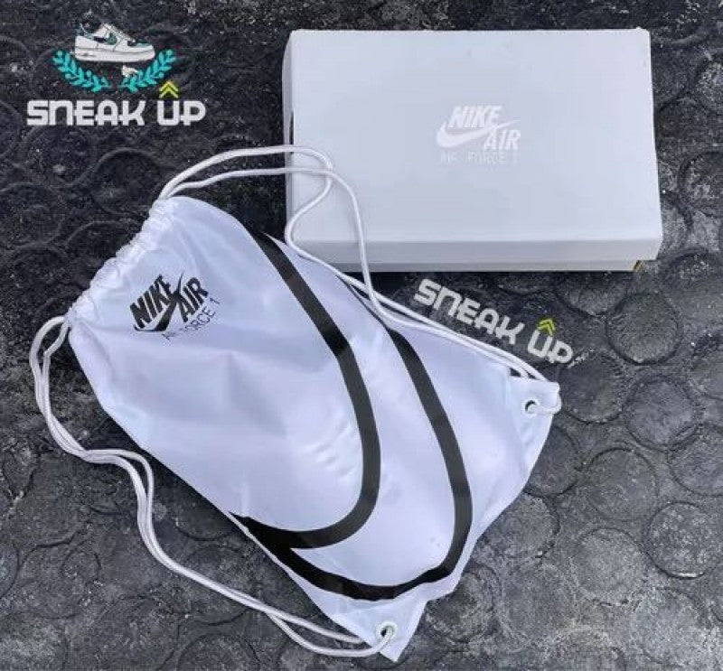 NIK.E AirFORCE 1 WHITE PREMIUM LEATHER QUALITY