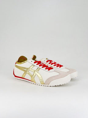 Onitsuka Tiger Mexico White Gold Red sale