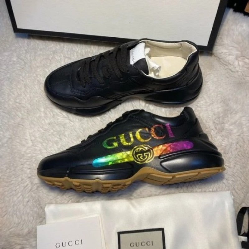 Guccii Rhyton Leather Sneaker Fix
