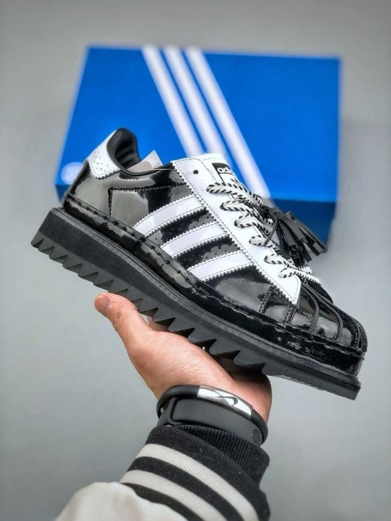 Adidass X Clot Superstar by Edison Chen White Black