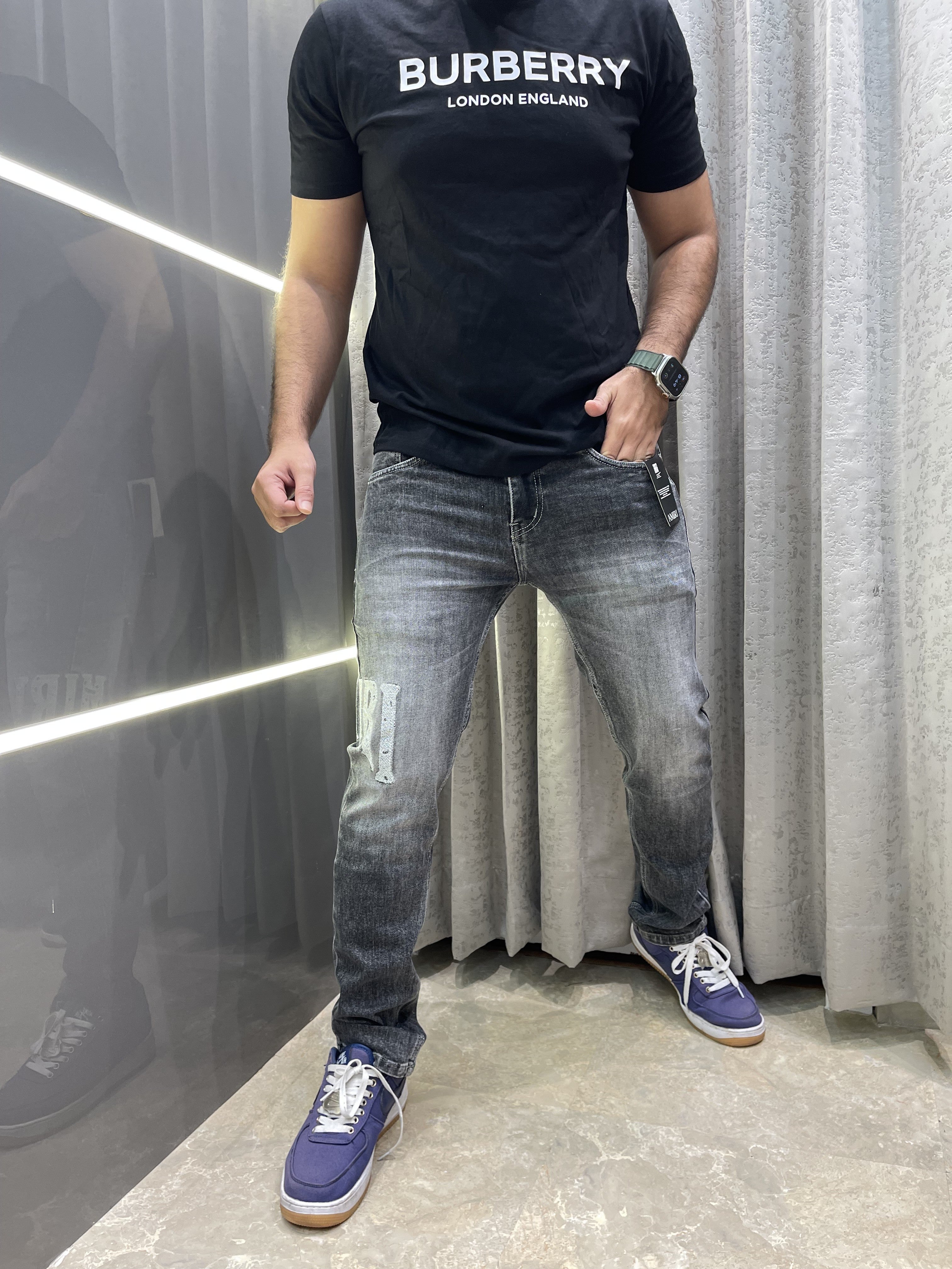 AMIR I GREY PREMIUM DENIM WITH FARFETFECH PACKING