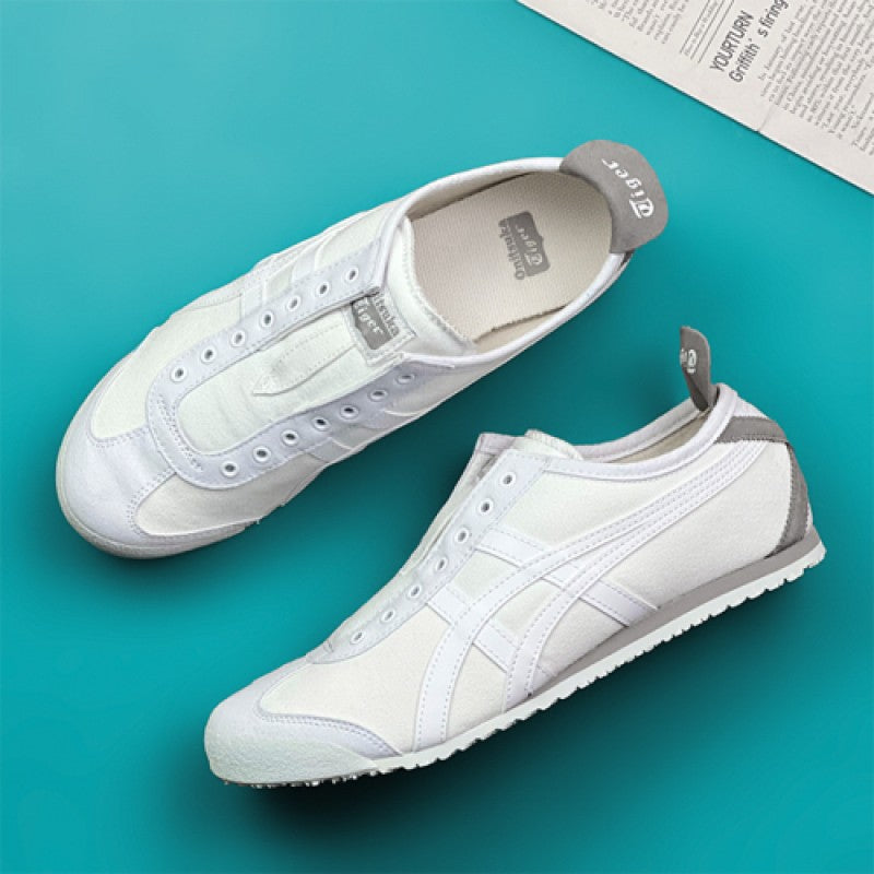 Tiger Mexico 66 Slip On White grey Mens fix