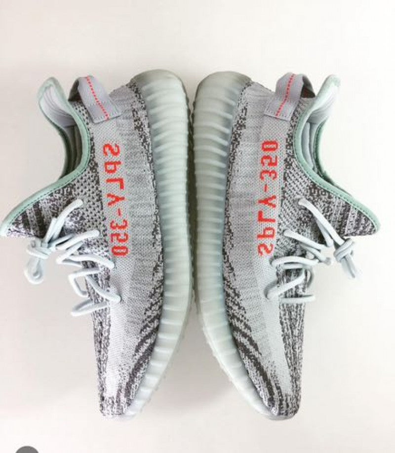 yeezy v2 tint blue ua with bill bag og kit socks