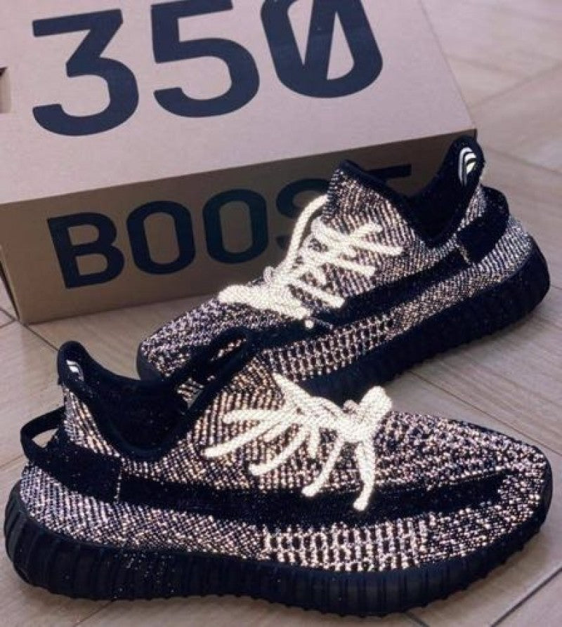 yeezy v2 full reflect black ua with bill bag og kit socks