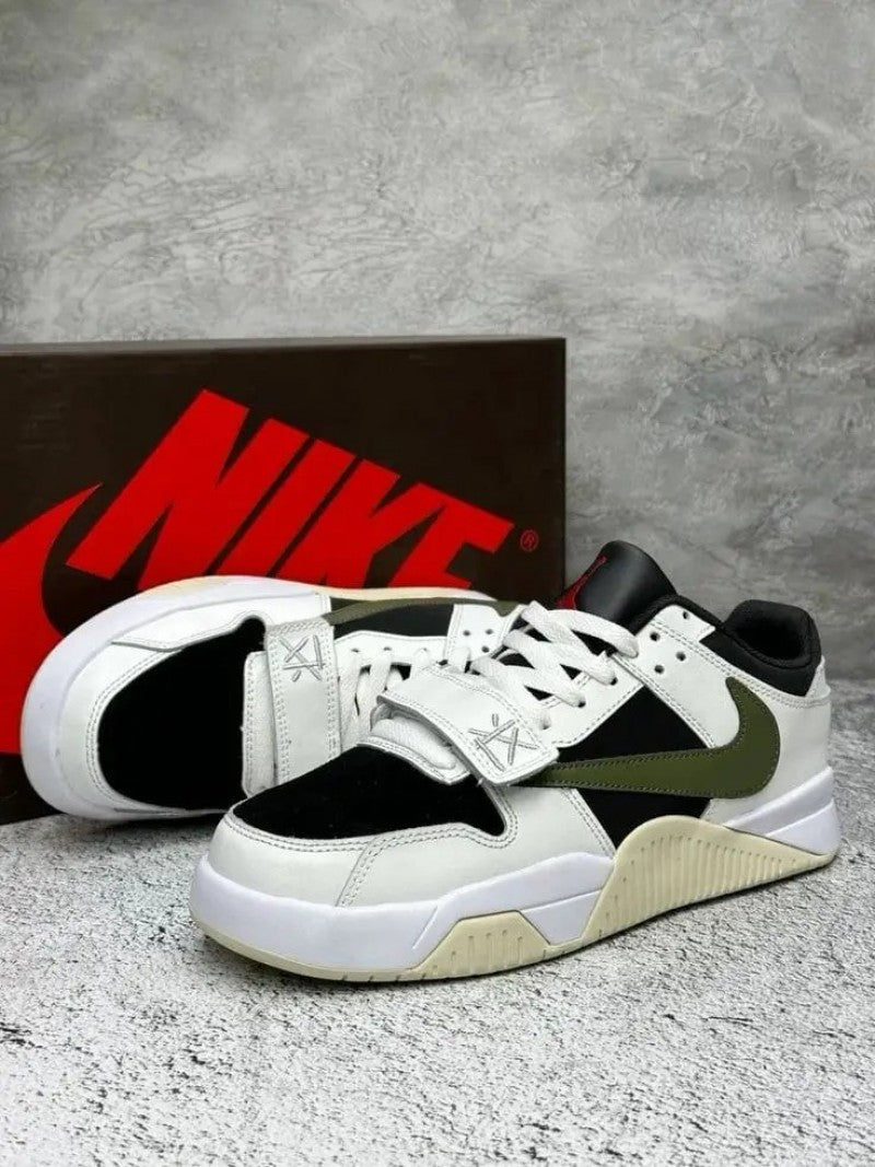 Travis Scott x Jordan Jumpman Jack Trainer olive