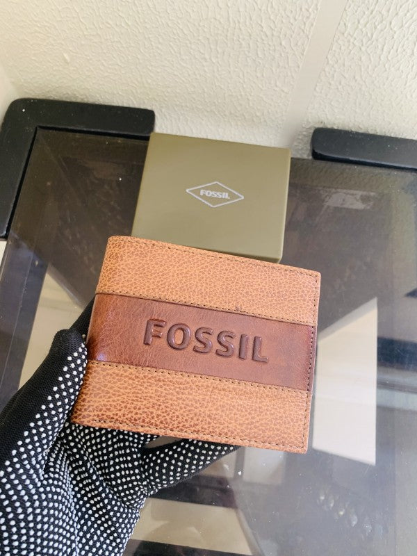 12 FOSSI L PRINTED PREMIUM QUALITY WALLET WITH BOX