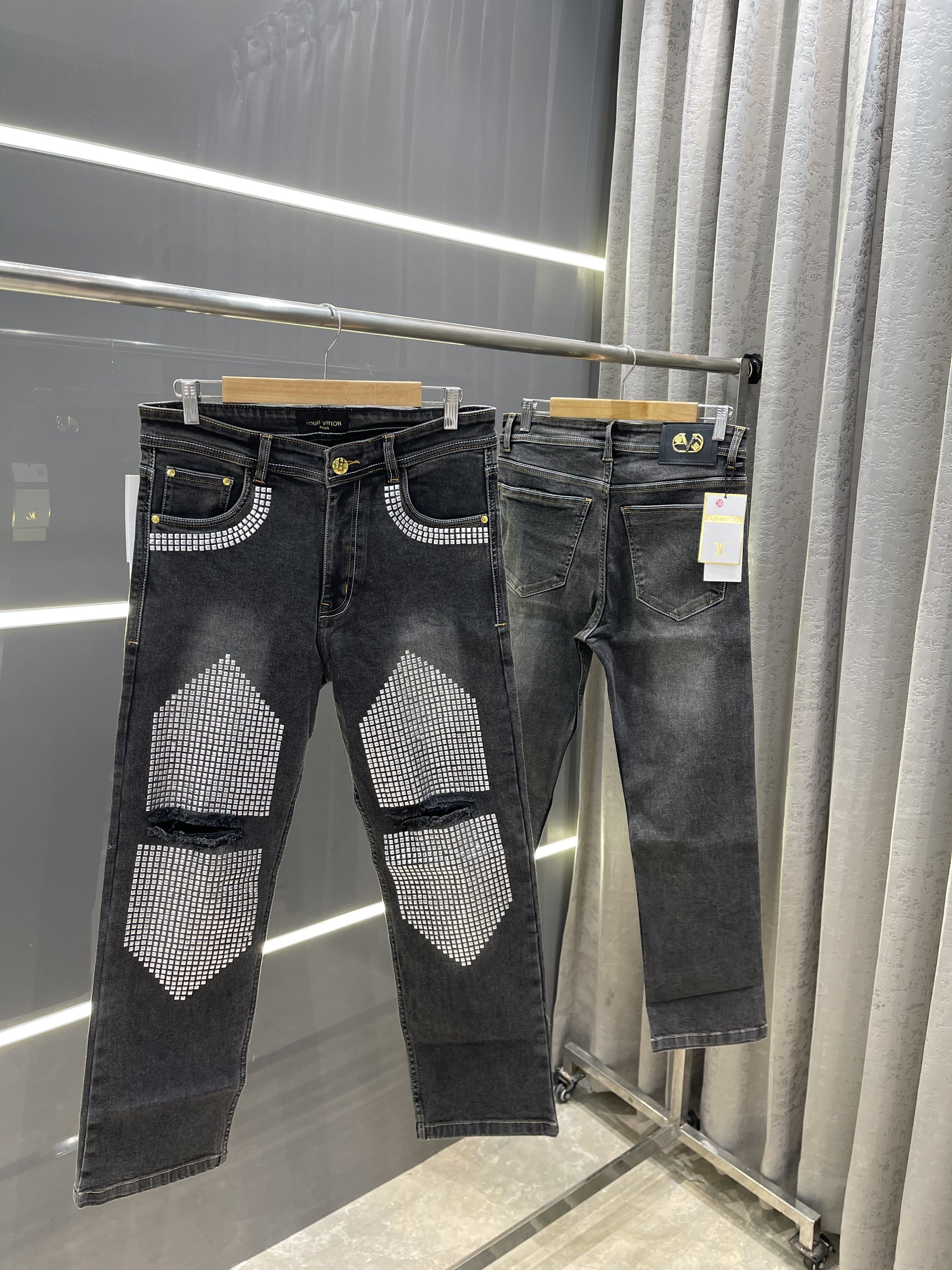 Big sale LOUIS VUITTO N GREY FUNKY DENIM