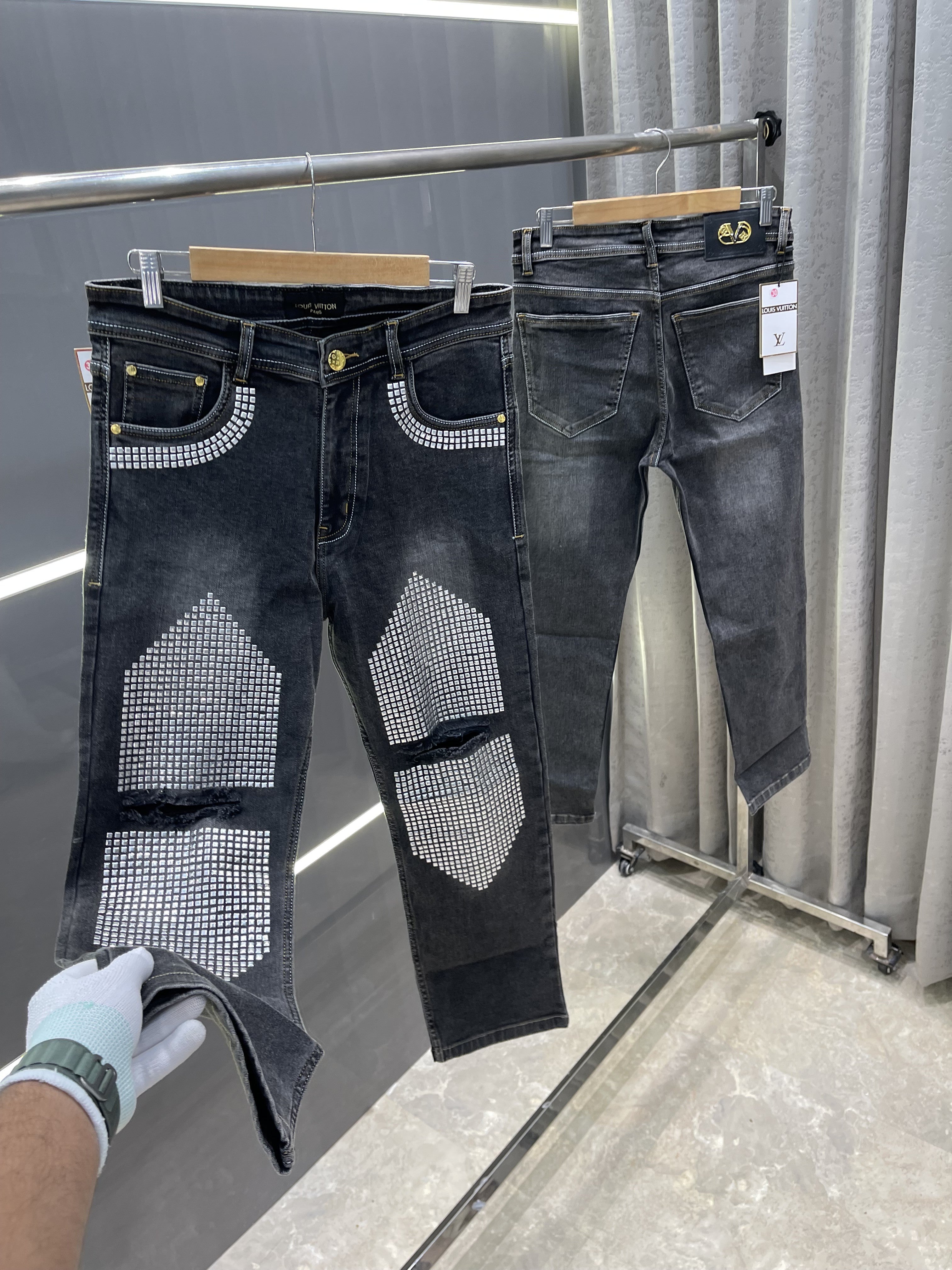 Big sale LOUIS VUITTO N GREY FUNKY DENIM